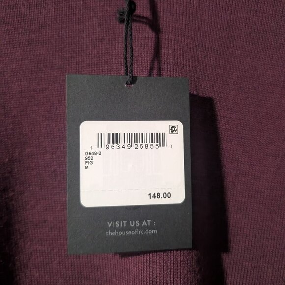 Good Man Brand | MVP V-Notch Merino Wool Sweater In Fig - Picture 6 of 11